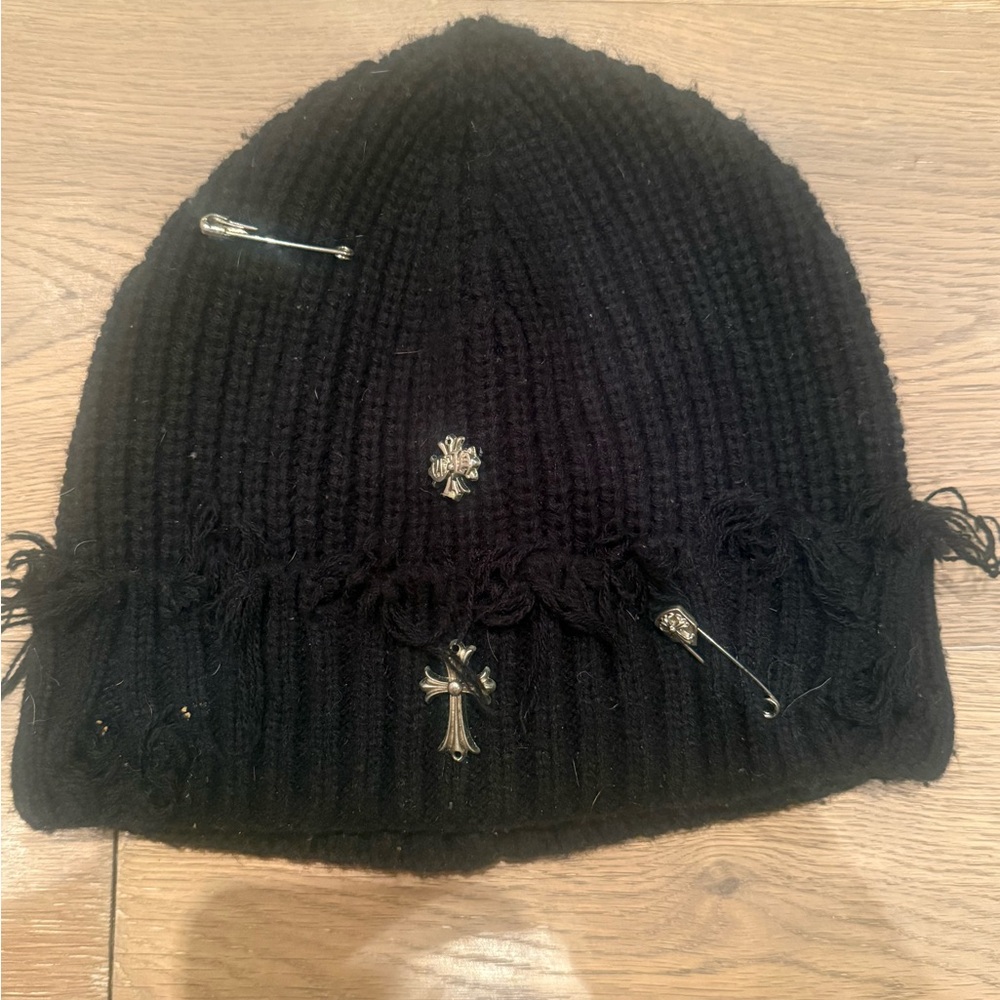 Chrome Hearts Black Knit Beanie